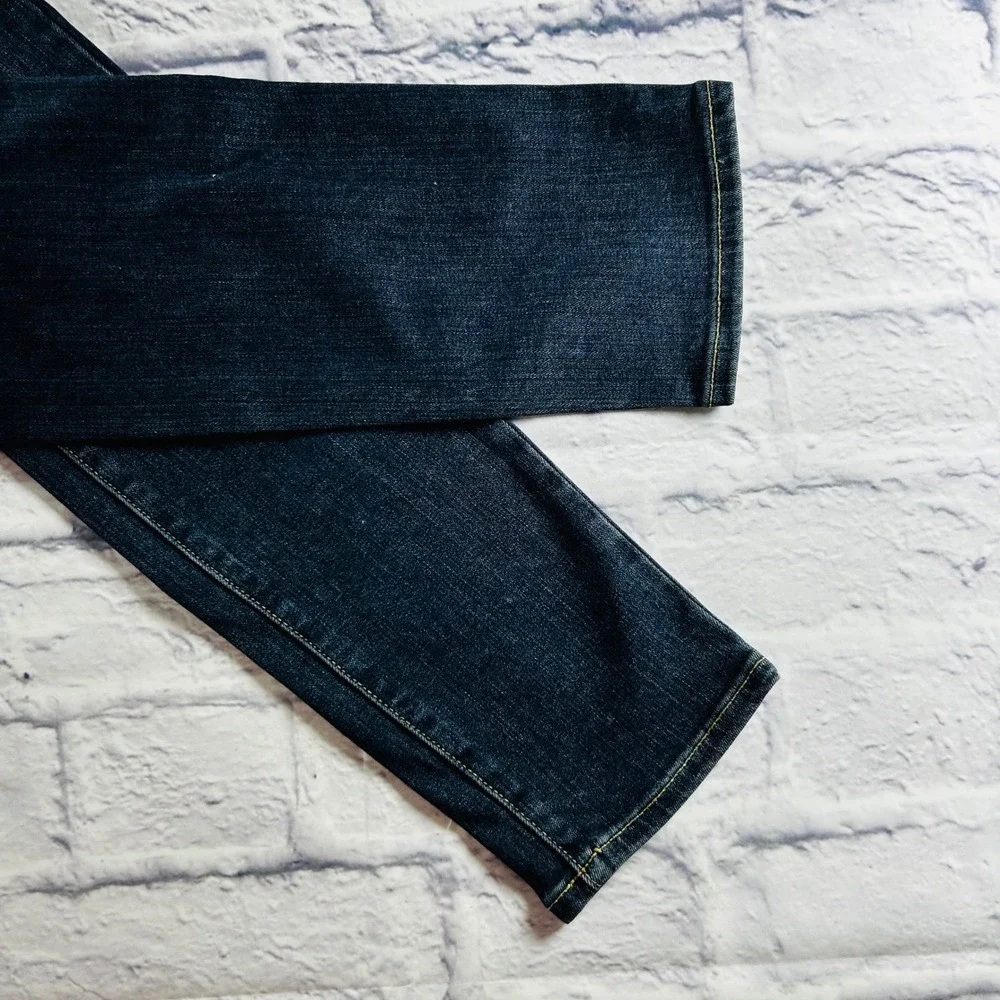 Paige Skyline Skinny Jeans Womens 26 Dark Wash Soft Stretch Denim Made in USA